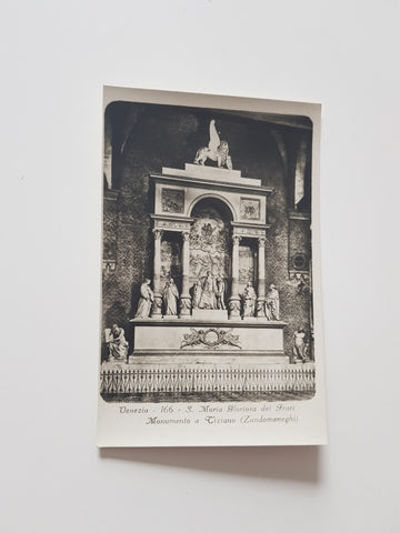 AK Venezia. S. Maria Gloriosa dei Frari Monumento a Tiziano (Zandomeneghi)