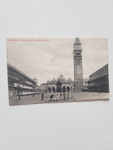 AK Venezia. Piazza S. Marco dal Palazzo Reale.