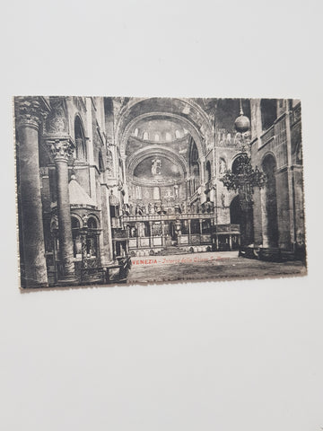 AK Venezia. Interno della Chiesa S. Marco.
