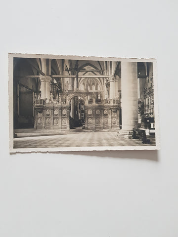 AK Venezia. Chiesa di S.M. Gloriosa dei Frari. Frontale del coro.