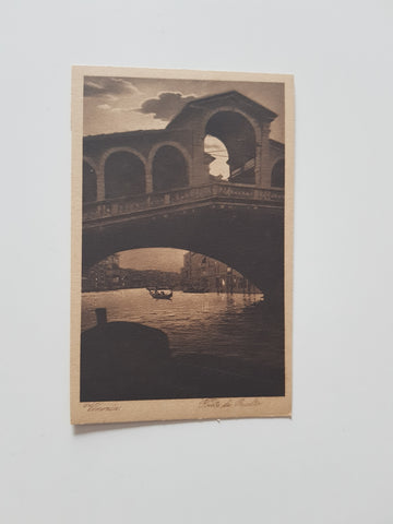AK Venezia. Ponte di Rialto.