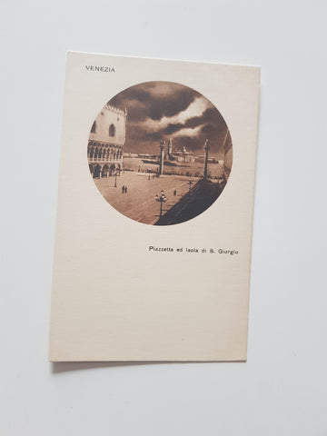 AK Venezia. Piazzetta ed Isola di S. Giorgio.