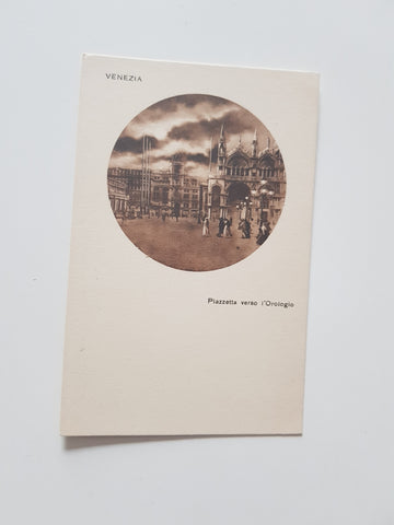 AK Venezia. Piazzetta verso l'Orologio.