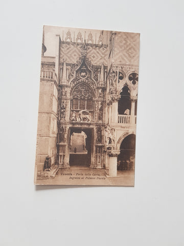 AK Venezia - Porta della Carta. Ingresso al Palazzo Ducale.