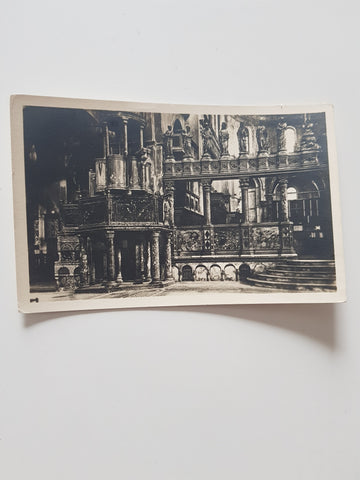 AK Venezia. S. Marco, Coro u. Pulpito. (1913)