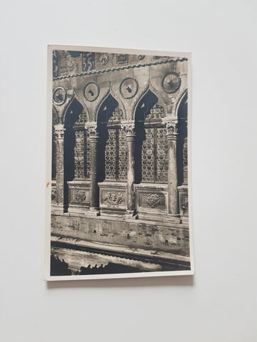 AK Venezia - Ca' d'Oro. Particolare della facciata interna.