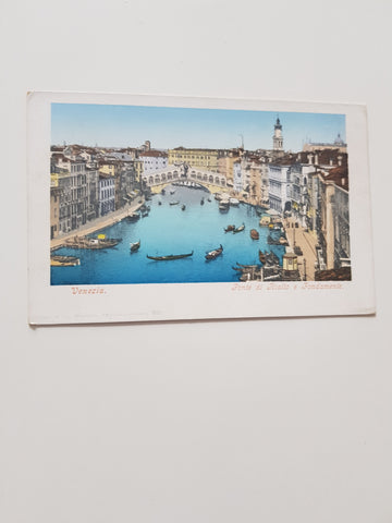 AK Venezia. Ponte di Rialto e Fondamente.