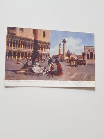 AK Venezia - Piazzetta e Piccioni.