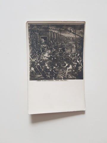 AK Venezia La presa di Constantinopoli Tintoretto. Palazzo Ducale.