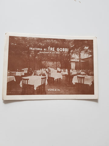 AK Venezia. Trattoria ai Tre Gobbi.