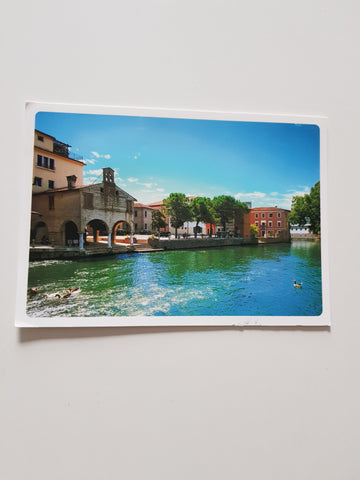 AK Portogruaro - La Pescheria e il fiume Lemene.