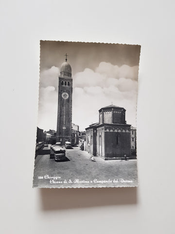 AK Chioggia. Chiesa di S. Martino e Campanile del Duomo.