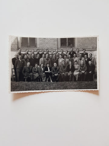 SW-Foto Tullnerbach, Norbertinum. Gruppenfoto (1953) Vorbereitungskurs für „l“ Prüfung.