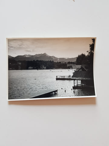 SW-Foto Wörthersee, Blick Richtung Schloss Velden (ca. 1955-1960)