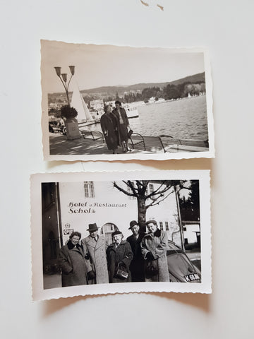 2 SW-Fotos Velden am Wörthersee. (1955)