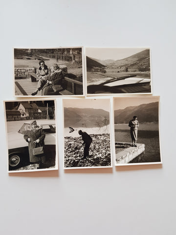 5 SW-Fotos Ossiacher See. (zw. 1955-1960)