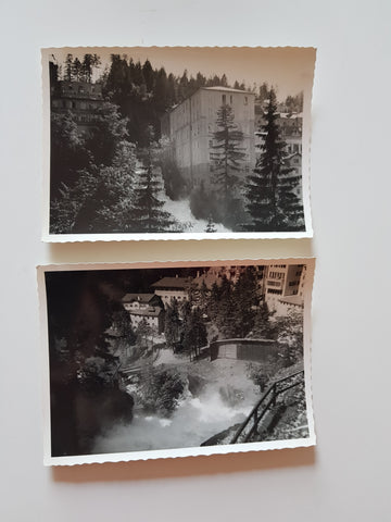2 SW-Fotos Bad Gastein, Wasserfall.