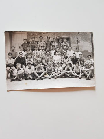 SW-Foto Graz Klassenfoto Ferdinandeum, Klasse 2/I b 1955 6 Juli.