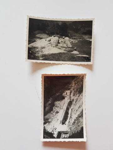 2 Kleine Fotos Kalserbach Kraftwerk (Exkursion 1949)