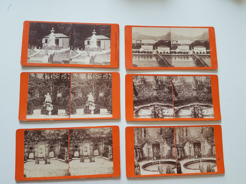 6 Stereofotos. Salzburg.