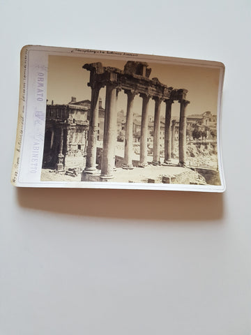 Foto Roma. Forum Romanum. Saturntempel.