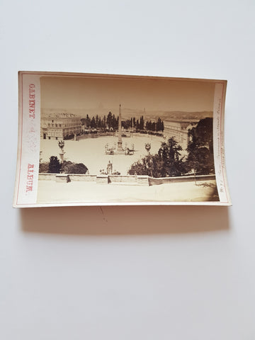 Foto Roma. Panorama di Monte Pincio. Piazza del Popolo.