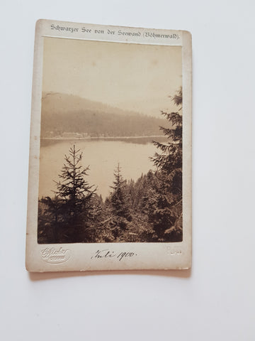 Foto Černé jezero (Schwarzer See, Böhmerwald) (um1900)