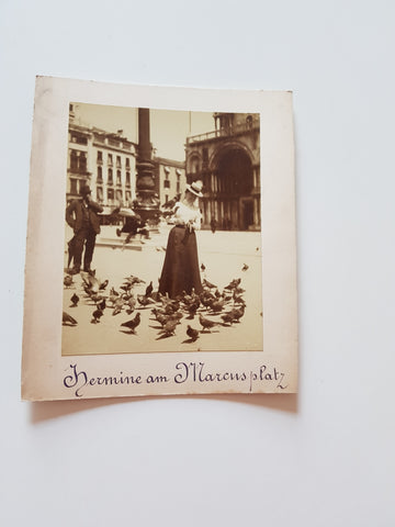 Foto Venezia. "Hermine am Markusplatz"