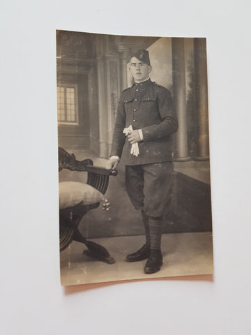 Porträtfoto Mann in Uniform. (Falgaro, Padova)