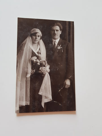 Porträtfoto Hochzeitfoto. (Foto Ratschiller 1934)