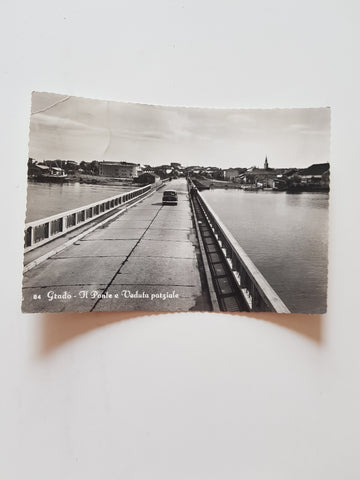 AK Grado Il Ponte e Veduta parziale.