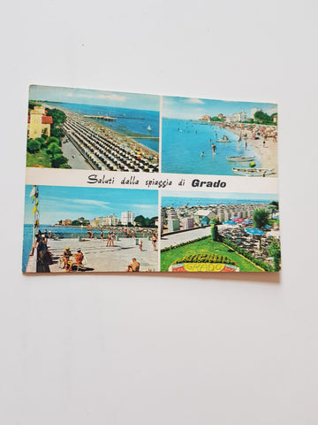 AK Saluti dalla spiaggia di Grado.