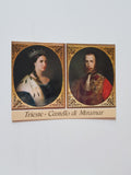 AK Trieste. Ferdinando Massimiliano Giuseppe d'Asburgo. Carlotta Maria Amalia.