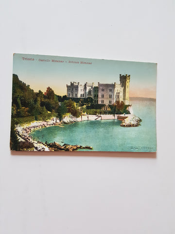 AK Trieste - Castello Miramar. (1900)