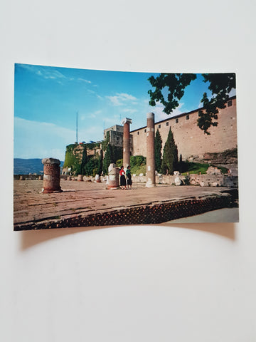 AK Trieste. San Giusto: Resti della Basilica romana.