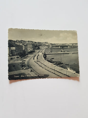 AK Trieste. Riva 3 Novembre e molo Audace.