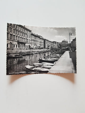 AK Trieste. Canale e Chiesa S. Antonio Nuovo.
