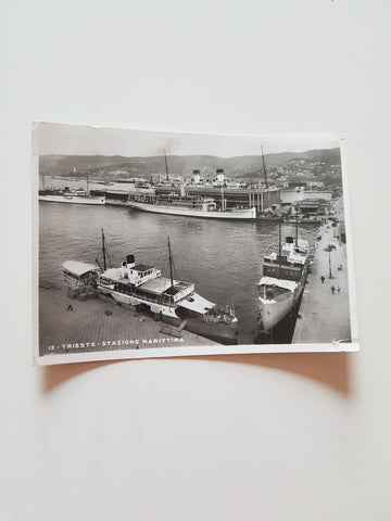 AK Trieste Stazione Marittima. (1936)