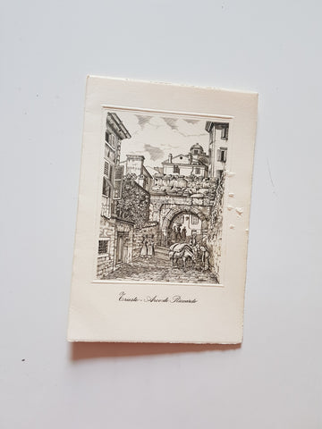 Billett Trieste Arco di Riccardo.