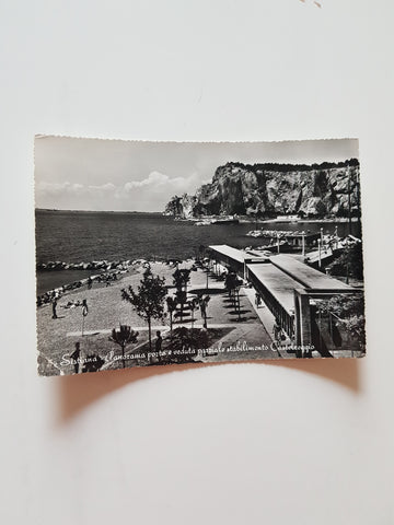 AK Sistiana - Panorama porto e veduta parziale stabilimento Castelreggio.