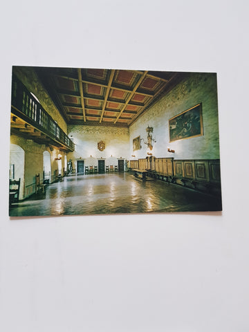 AK Gorizia. Interno del Castello. Sala degli Stati Provinciali.