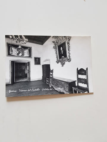 AK Gorizia - Interno del Castello - Saletta del Castellano.