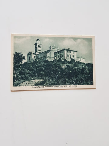 AK Il Santuario di Monte Santo (Gorizia) (1943)