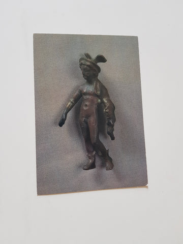 AK Udine. Museo Archeologico Bronzetto raffigurante Mercurio Prov. Nonta di Socchieve.