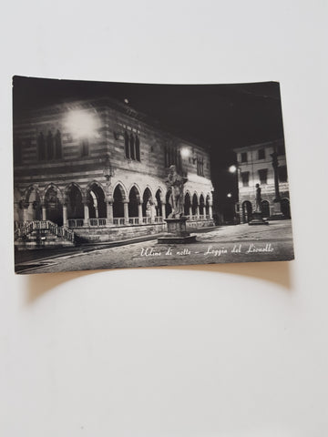 AK Udine di notte - Loggia del Lionollo.