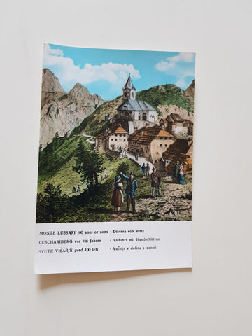 AK Monte Lussari. 100 anni or sono – Discesa con slitte.