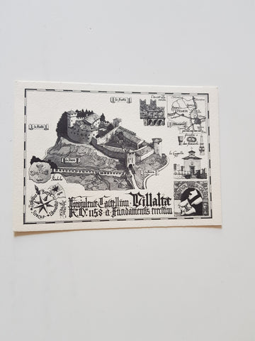 AK Castello di Villalta. (Disegno di Paolo Dominioni)