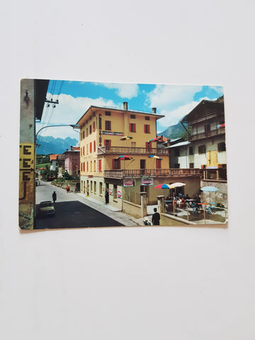 AK Forni di Sotto. Via Nazionale Albergo Trieste.