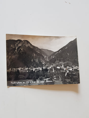 AK Malborghetto. Via della Stazione.