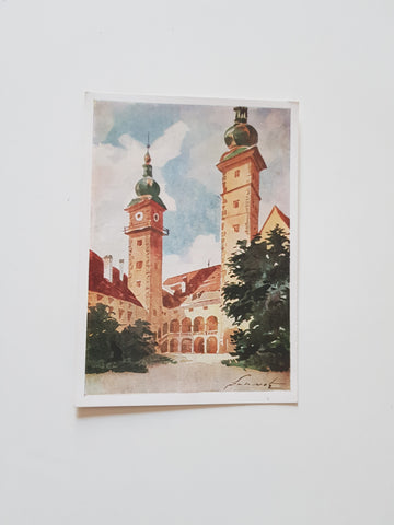 AK Klagenfurt. Landhaus. (nach einem Original von Franz Schwetz)